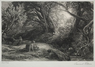 Der Morgen des Lebens, 1860-1861 von Samuel Palmer