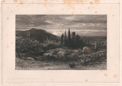 Der aufgehende Mond von Samuel Palmer