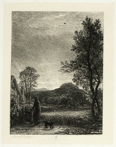 Die Feldlerche von Samuel Palmer