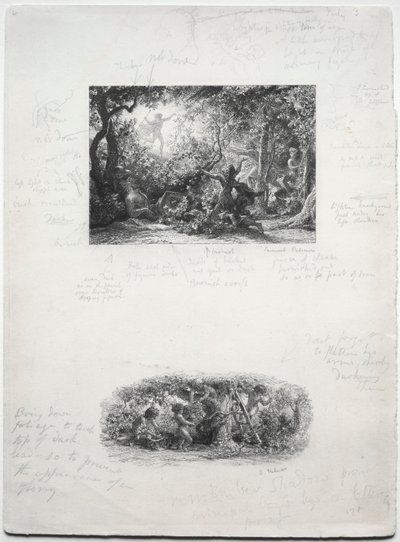 Der Weinstock, 1852 von Samuel Palmer