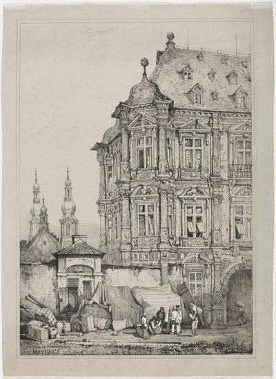 Schloss Martinsburg, Mainz, Deutschland von Samuel Prout
