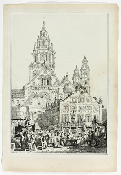 Kathedrale in Mainz von Samuel Prout