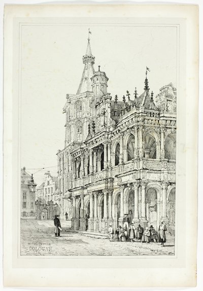 Rathaus, Köln von Samuel Prout