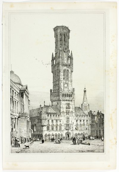 La Halle, Brügge von Samuel Prout