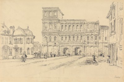 Die Porta Nigra, Trier von Samuel Prout