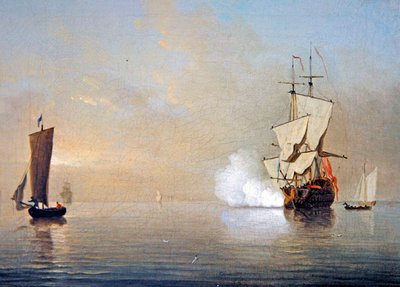 Die Morgensalve von Samuel Scott