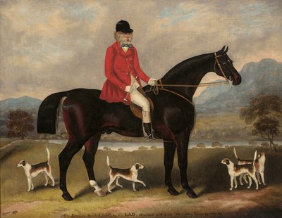 John Dawson Duckett auf Lad, 1856 von Samuel Spode