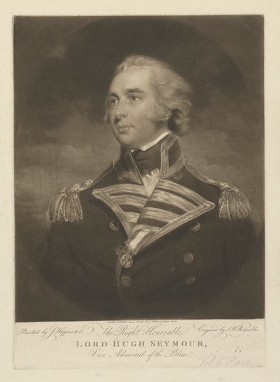 Vizeadmiral Lord Hugh Seymour von Samuel William Reynolds
