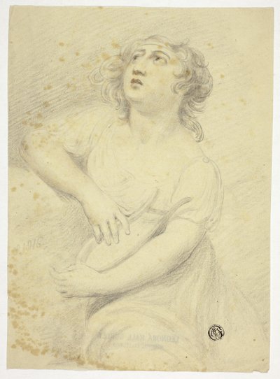 Frau mit Lyra von Samuel de Wilde