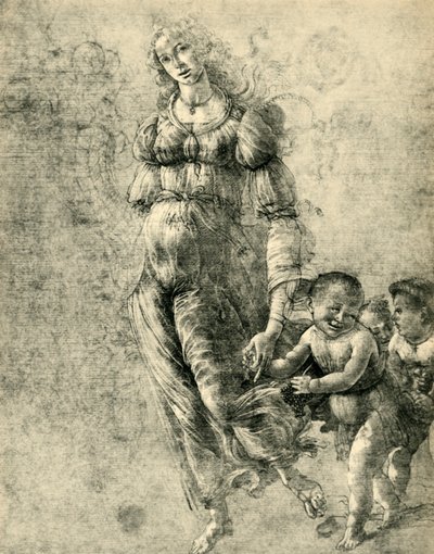 Überfluss oder Herbst, 1480-1485, 1943 von Sandro Botticelli