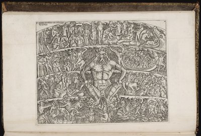 Illustration zu Dantes Inferno von Sandro Botticelli