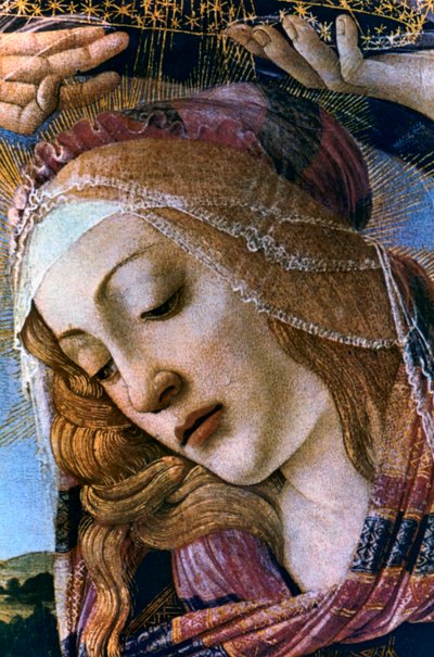 Madonna des Magnificat (Detail), 1482 von Sandro Botticelli