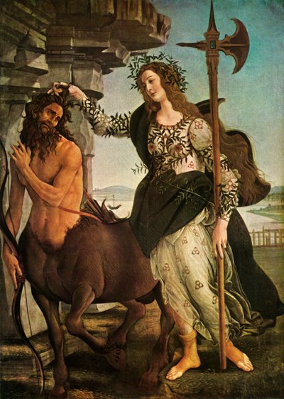Pallas und der Zentaur von Sandro Botticelli