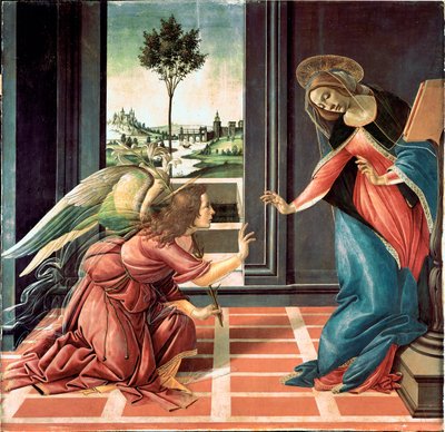 Die Verkündigung von Cestello, 1489 von Sandro Botticelli