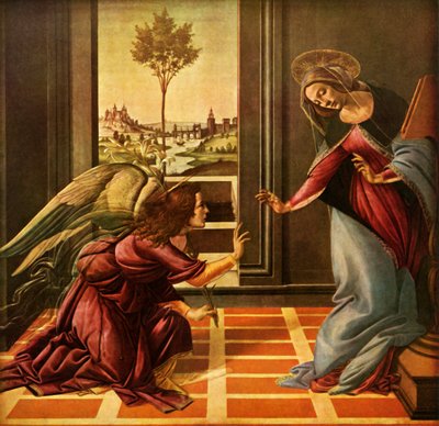 Die Verkündigung von Cestello von Sandro Botticelli