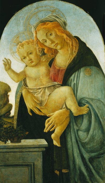 Die Madonna und das Kind von Sandro Botticelli