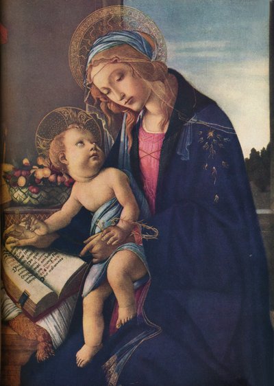 Die Jungfrau und das Kind von Sandro Botticelli