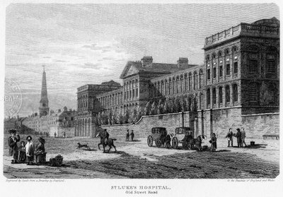 St. Lukes Hospital, Old Street, Finsbury, London, 1815 von Sands