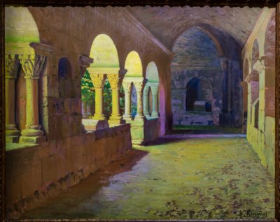 Der Kreuzgang von St. Benet de Bages von Santiago Rusiñol