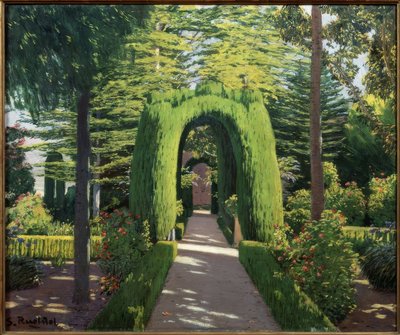 Glorieta. Jardí d’Alcoi von Santiago Rusiñol