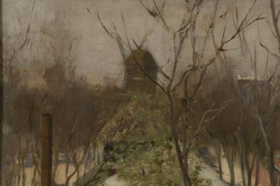 Park von Moulin de la Galette von Santiago Rusiñol