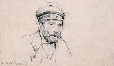 Studie eines Mannes von Santiago Rusiñol