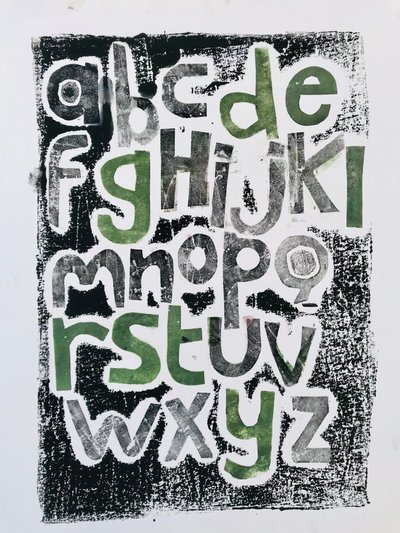 Alphabet von Sarah Thompson Engels