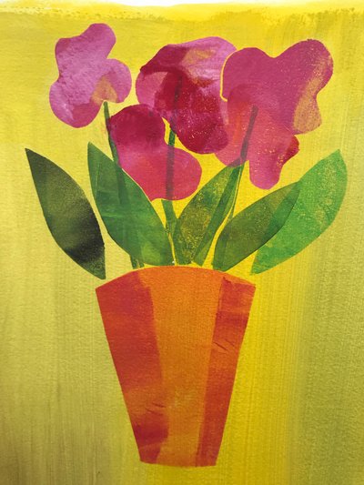 Blumentopf, 2019 von Sarah Thompson Engels
