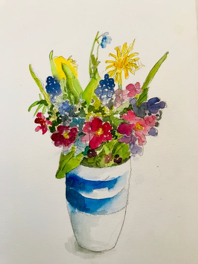 Frühlingsblumen von Sarah Thompson Engels