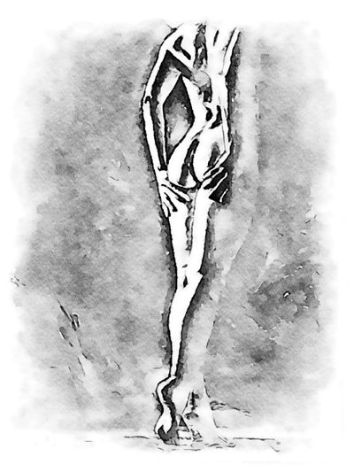 Frau von hinten von SaskiaBJ