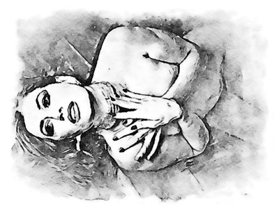 Liegende Frau von SaskiaBJ