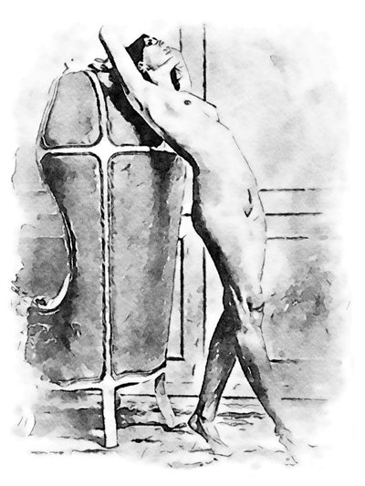 Posende Frau von SaskiaBJ