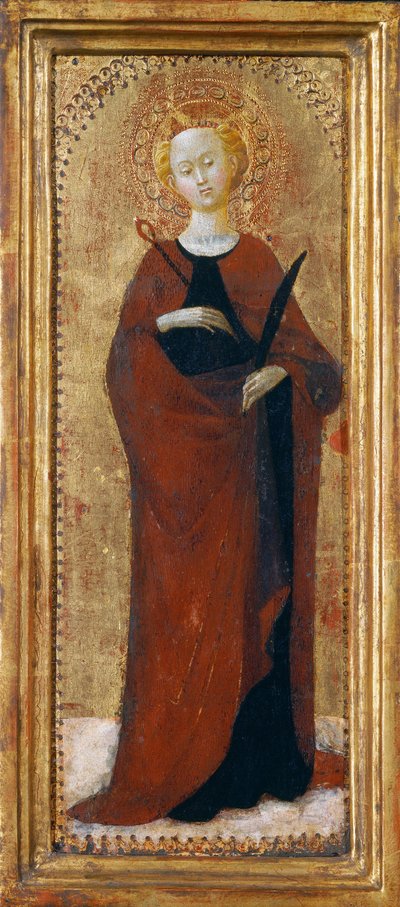 Heilige Apollonia, ca. 1435 von Sassetta