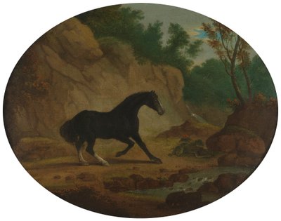 Ein Pferd erschreckt durch eine Schlange von Sawrey Gilpin