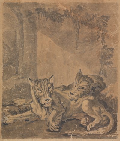 Zwei Tiger von Sawrey Gilpin