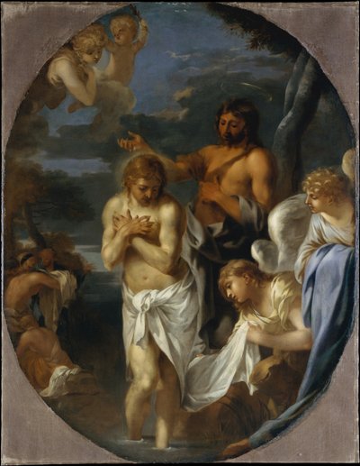 Die Taufe Christi, ca. 1650 von Sébastien Bourdon