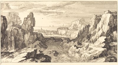 Berglandschaft von Sébastien  Le Clerc I