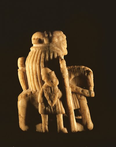 Springer-Schachfigur von Scandinavian School