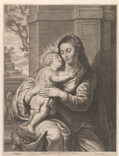Maria mit Kind von Schelte Adamsz. Bolswert