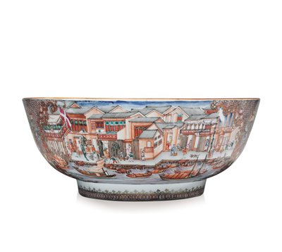 Eine große Hong-Schale, ca. 1785 von School Chinese