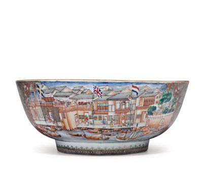 Eine große Hong-Schale, ca. 1785 von School Chinese