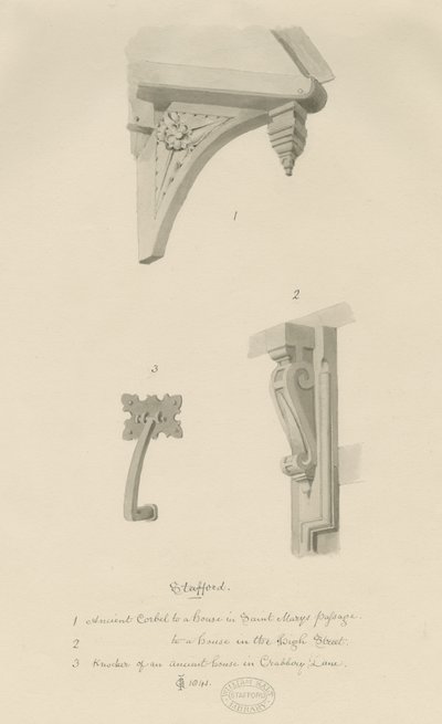 Stafford - Architektonische Details von School English