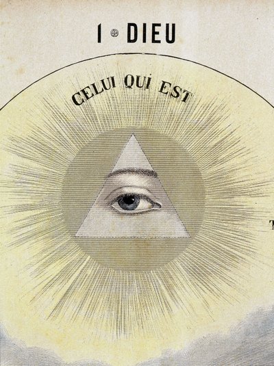 Definition von Gott als „Er, der ist“. von School French
