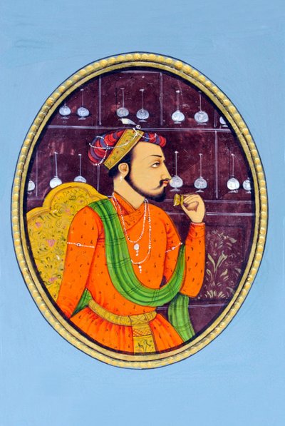 Miniaturmalerei von Shah Jahan Indien Asien von School Indian