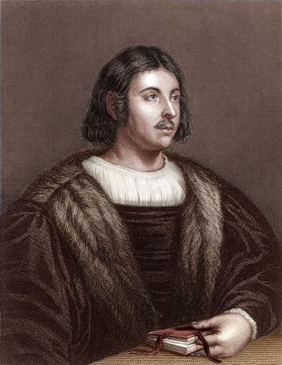 Giovanni Boccaccio (Farbstich) von School Italian