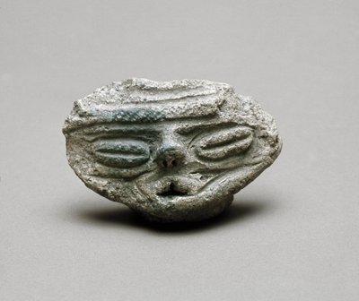 Terrakottakopf, Jomon-Periode 6.-3. Jahrhundert v. Chr. von Japanese School