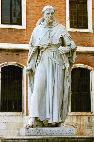 Francisco Ximinez de Cisneros (1436-1517) von School Spanish