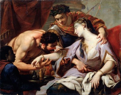 Königin und Sklave von School of Simon Vouet