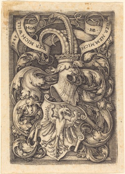 Wappen mit einem Adler von Sebald Beham