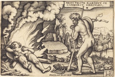 Tod des Herkules von Sebald Beham